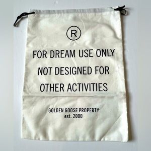 GOLDEN GOOSE DUST COVER | NEW WITHOUT TAGS | DRAWSTRING SHOE BAG